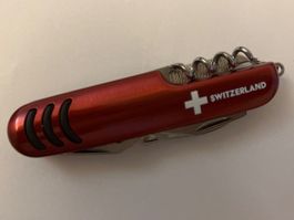 Taschenmesser/Pocketknife "Switzerland" stainless steel 7in1
