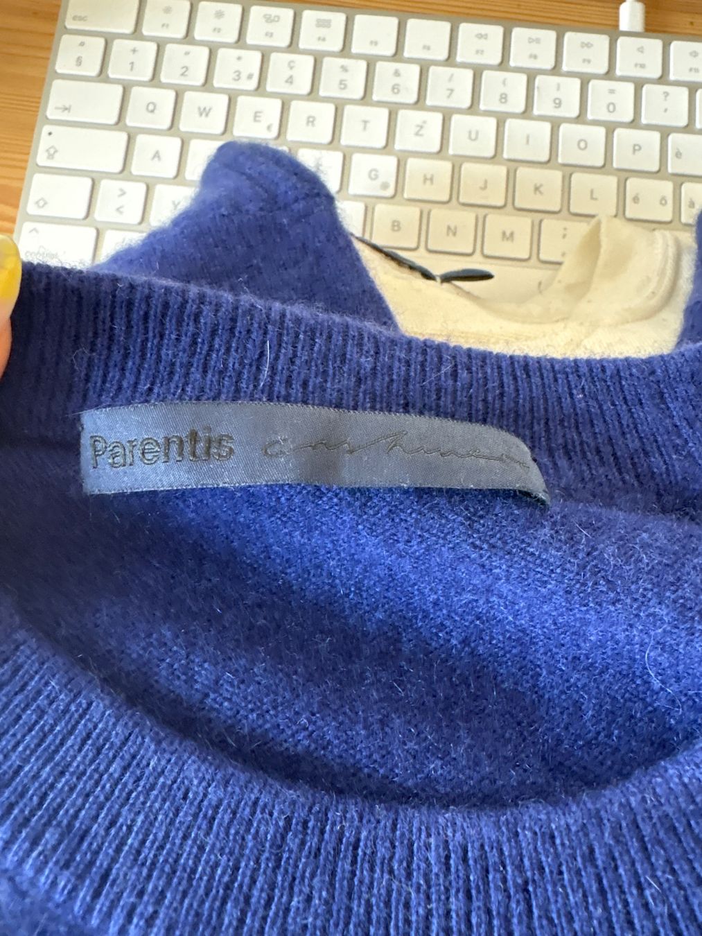 Maglioni & Felpe: Blauer Parentis Kaschmir-Pullover – Usato da Zürich venduto da ohanag 2