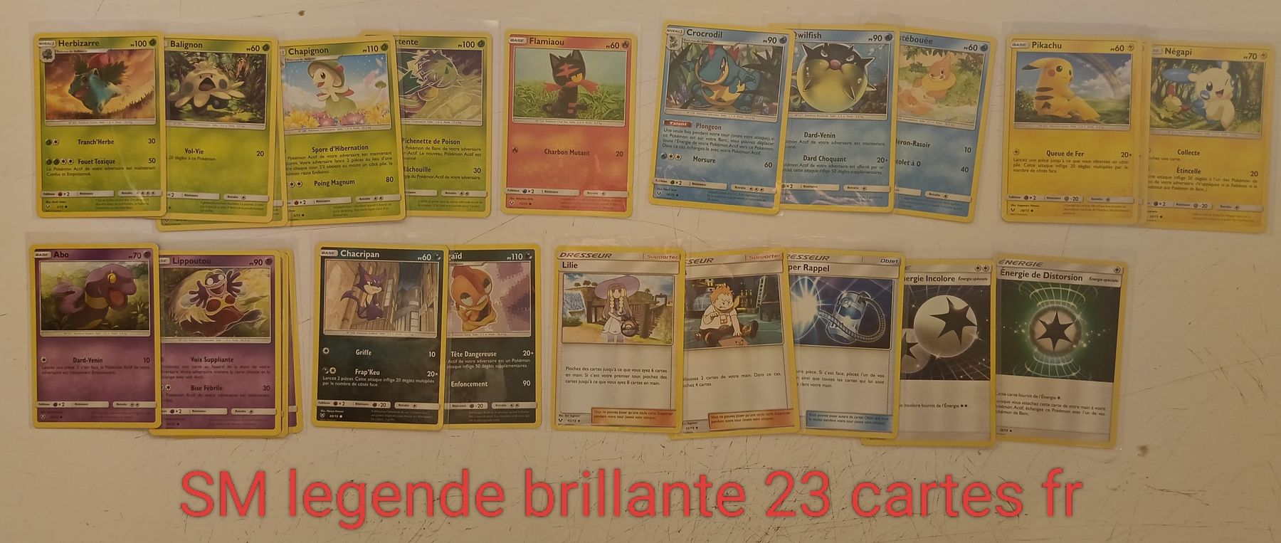 Pokémon Carte collezionabili: Lot de carte soleil et lune – Nuovo (secondo la descrizione) da Plan-les-Ouates venduto da Mathias_c 3