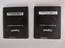 2x Orig. Gigaset Akku (GX6 / GS6) 5000mAh – 1x NEU, 1x Gebr.