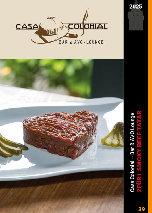 2 für 1 Gutschein: Casa Colonial Beef Tatar Neuenhof 2025 (Neu und ...