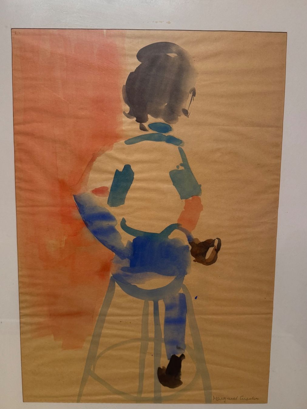 Gemälde: Aquarell Bild Hand signiert – Gebraucht aus Schlieren von Freundlich02 2