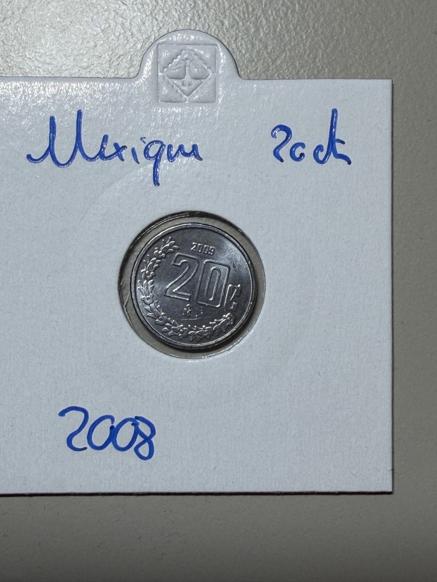 Toutes les monnaies: Mexique - 20 cents - 2008 – D'occasion à Payerne par Mike1682