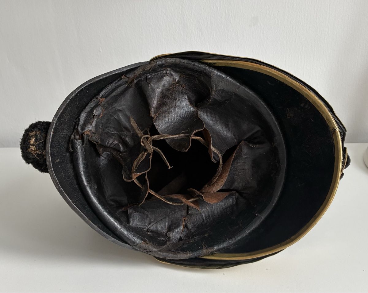 Schweizer Armee Uniformen: Raupenhelm 1842 Aargau – Gebraucht aus Gutenswil von Antiques77 4