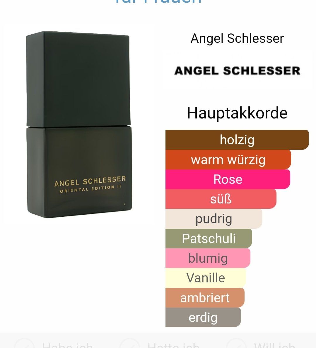 Profumi & Eau de Toilette: Angel Schlesser Oriental Edition II – Usato da Holziken venduto da AnnAsk 1