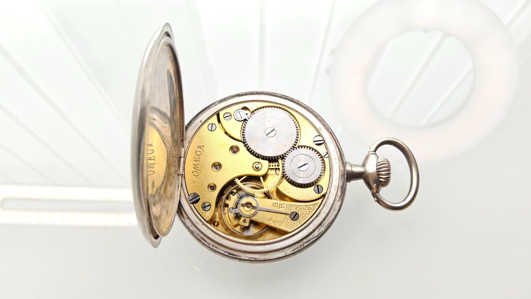 Omega Orologi: Ancienne montre de poche en argent Omega – Usato da Malleray venduto da Frederic24 4