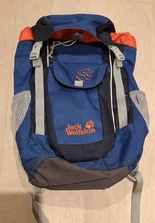 Jack Wolfskin Kinderrucksack Blau/Orange, sehr guter Zustand