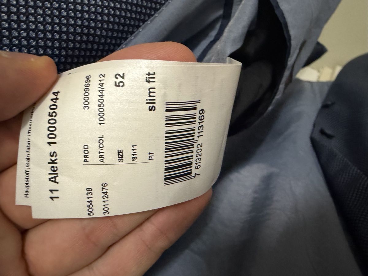 Strellson Sakko Aleks Gr. 52 – Slim Fit – Dunkelblau – Neuwe (Neuf ...