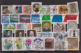 BRD: Jahreszusammenstellung 1980 / ET Vollstempel