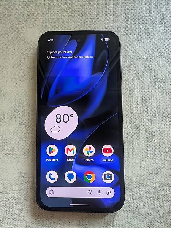 Handys / Smartphones: Google Pixel 9a 128 GB, Obsidian inkl. Ladekabel – Gebraucht aus Winterthur von TheMen4ce 1