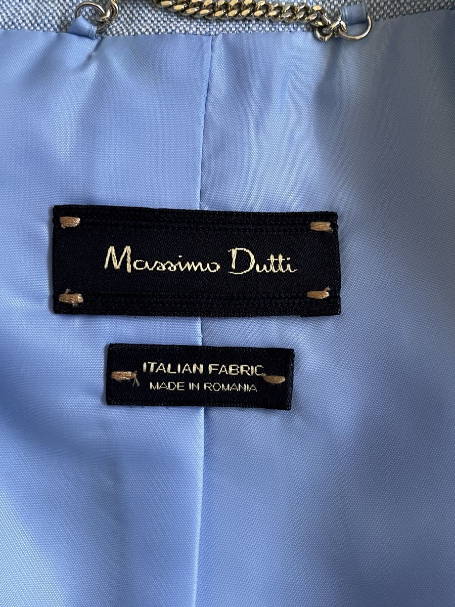 Massimo Dutti Giacche: Massimo Dutti Leinen Blazer, hellblau, Gr. 38, Sommer! – Usato da Zürich venduto da Kleanthy 2
