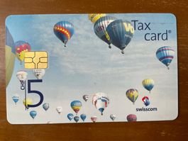 Taxcard S266.1 Heissluftballon 5 Fr, 1. Auflage 4000 Ex