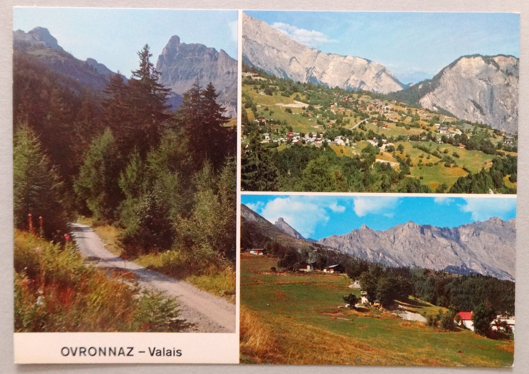 Ansichtskarten: Ovronnaz 1332 m – Gebraucht aus Fétigny von Billy2miny