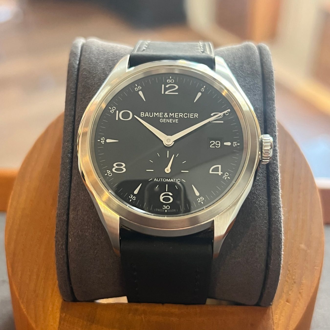 Baume & Mercier Orologi: Baume & Mercier Clifton Automatic Full Set M0A10053 – Usato da Carouge GE venduto da Watchaser