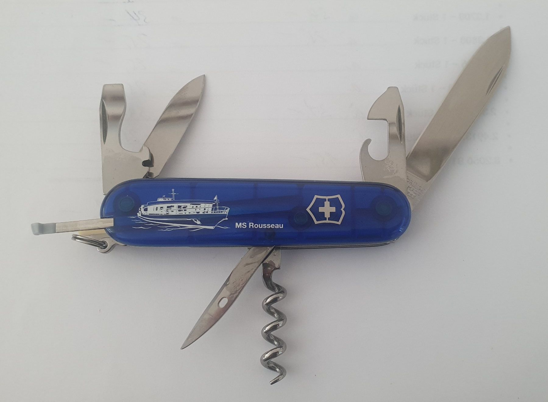 Victorinox Coltelli tascabile: 4 Victorinox Sackmesser mit Logo – Nuovo (secondo la descrizione) da Härkingen venduto da MarianneSi 8