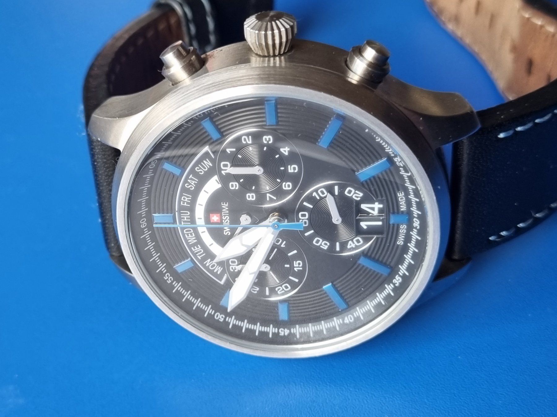 Orologi: Grosse SWISSTIME Uhr – Usato da Schaffhausen venduto da Leveron13
