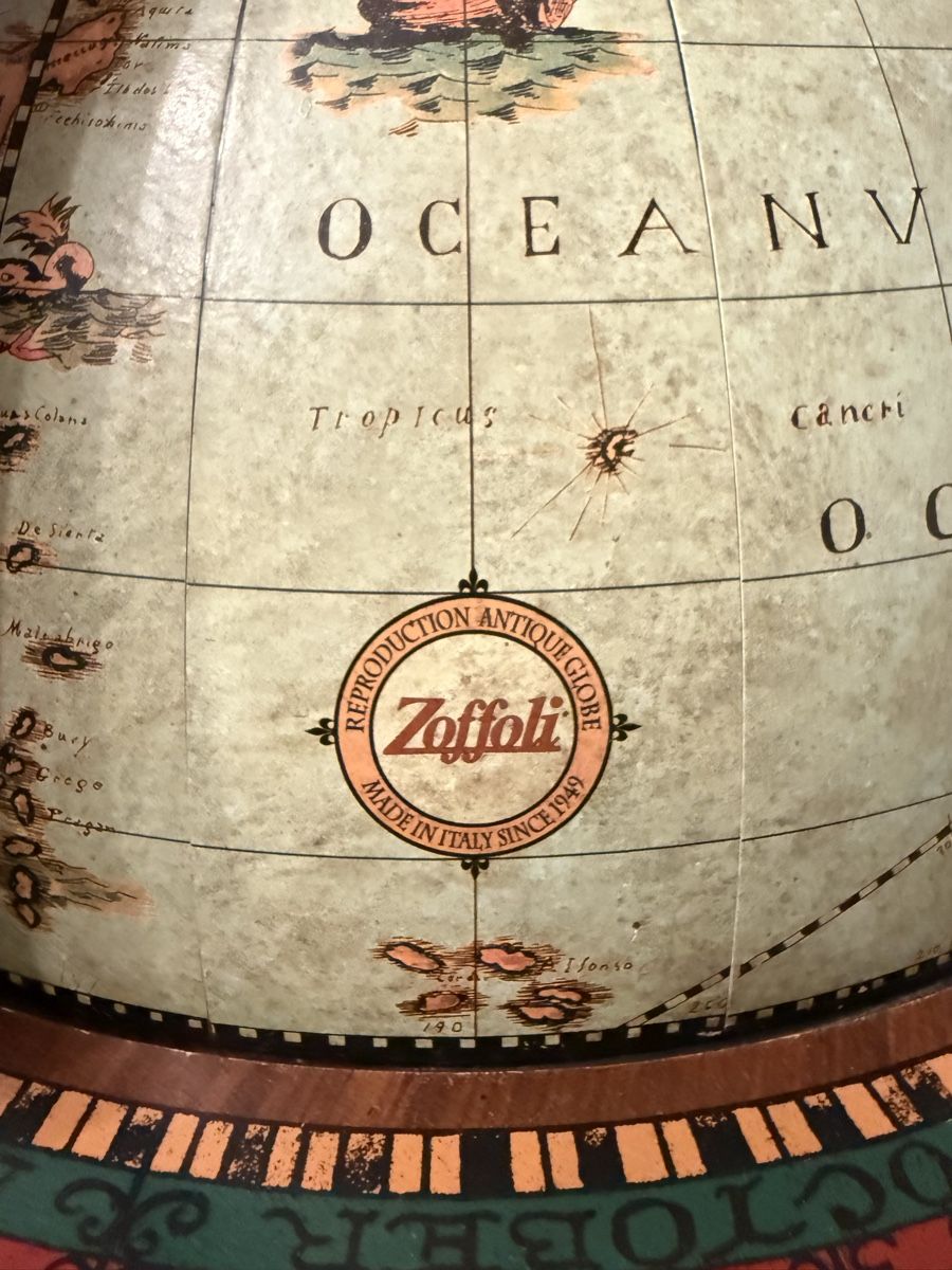 Zoffoli Bar Globe Antique Design Floor Model Made in Italy (D'occasion ...
