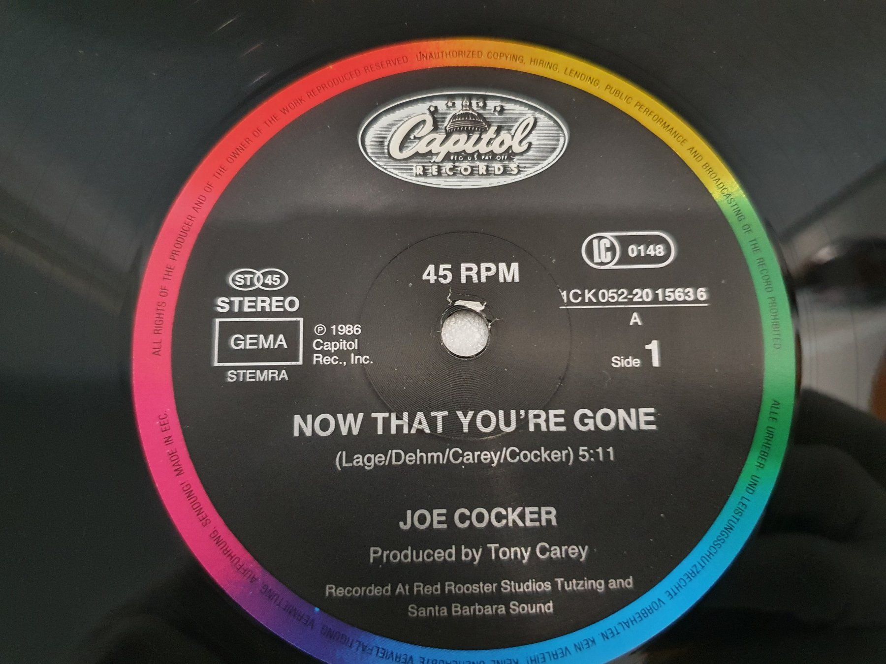 Dischi in vinile: Joe Cocker – Now That You're Gone – Usato da Uster venduto da Vinyl-Leidenschaft 3