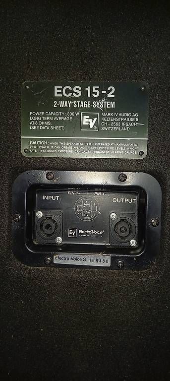 Casse acustiche: Electro Voice ECS 15-2 – Usato da Buochs venduto da von_mzm8 1