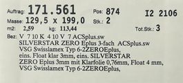 3-fach Isolierglas (2 Stück)
