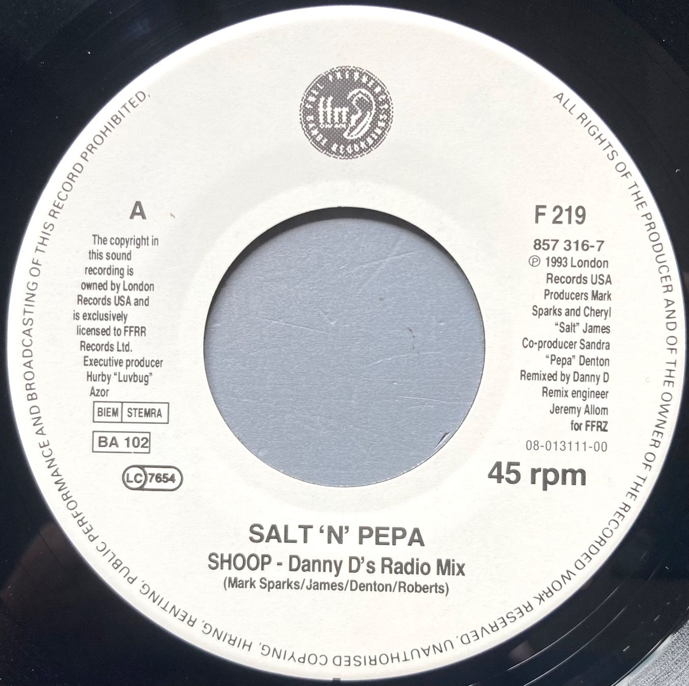 Schallplatten: SALT'N' PEPA - SHOOP – Gebraucht aus Poliez-Pittet von Newtown-Records 2