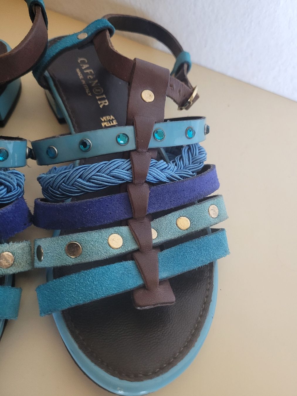 Scarpe da donna: Café Noir Leder-Sandale – Usato da Luzern venduto da Verena33 3