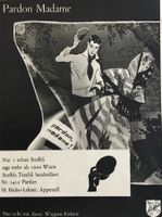Vintage Reklame, Stoffels Tüechli, Appenzell, 1951