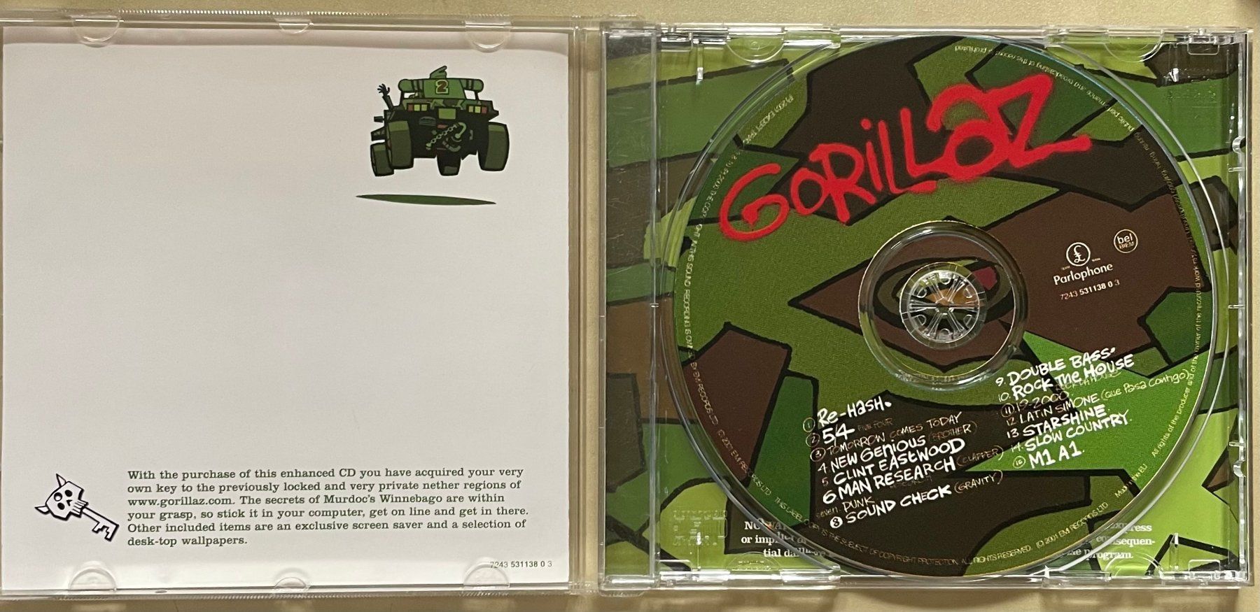 CD: Gorillaz - Gorillaz (Damon Albarn) – Usato da Brunnen venduto da Barfly5 2
