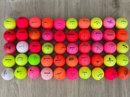 50 Stück gewaschene Golfbälle
