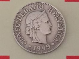 10 Rappen 1949 ss-vz, nur 2,269 Mio!