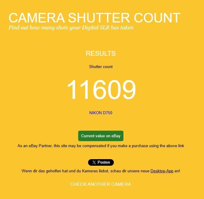 Nikon Kamera: NIKON D750 Fullframe - low shutter count – Gebraucht aus Frenkendorf von Ahertig 5