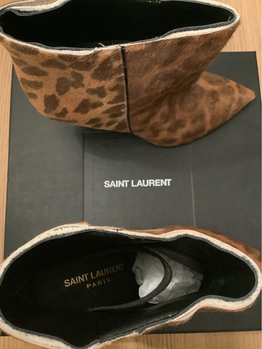 Saint Laurent Scarpe da donna: Saint Laurent Leopard Print Niki Boots – Nuovo (secondo la descrizione) da Herrenschwanden venduto da jul_ms6n 1