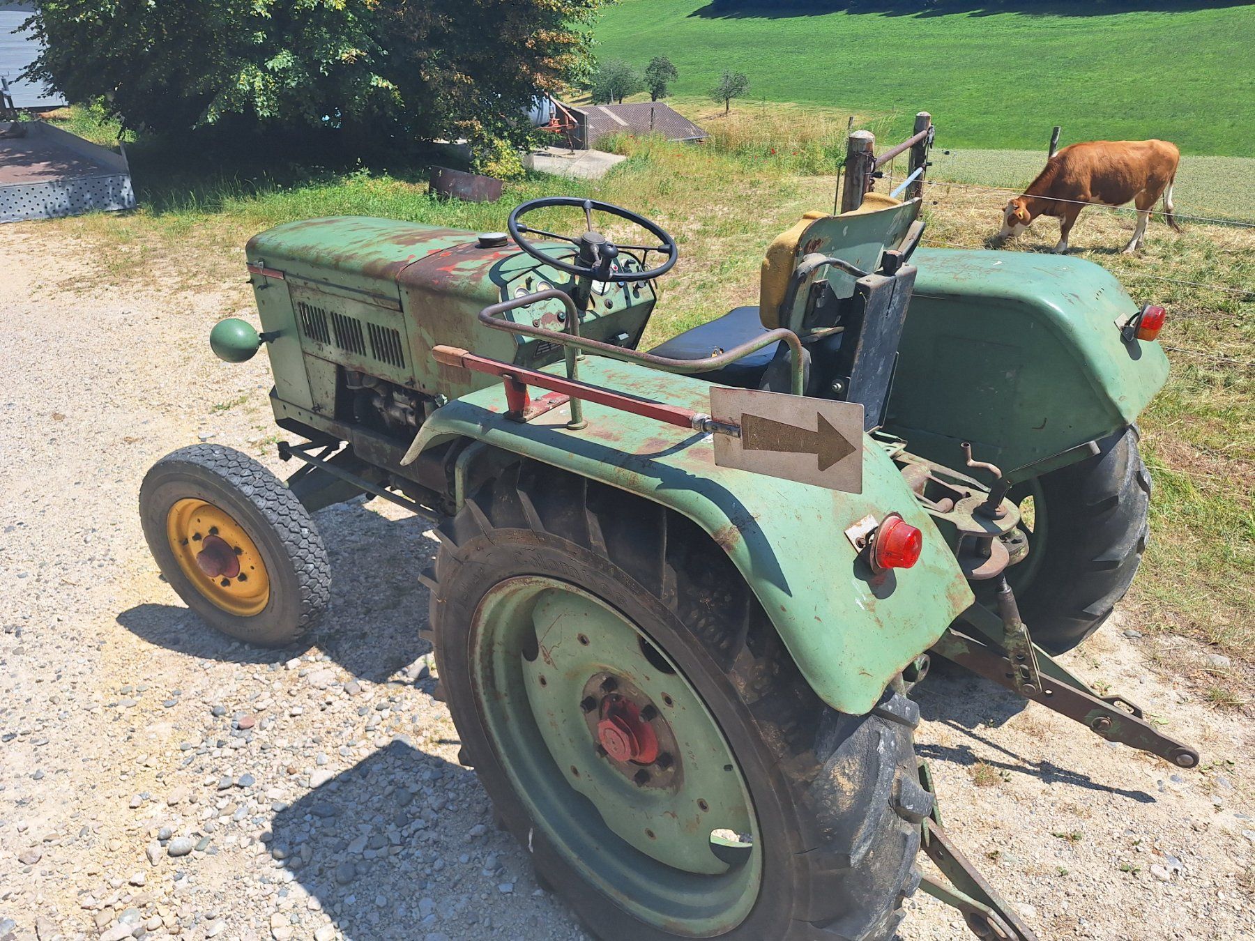 Tracteurs: Oldtimer Traktor Bührer mit Messerbalken – D'occasion à Eptingen par HackerPschorr 2
