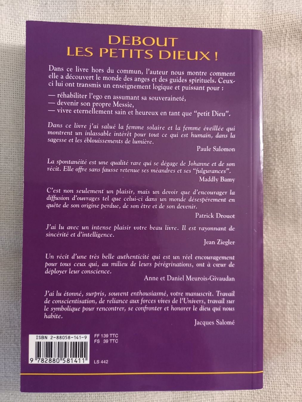 Bücher: Debout les petits dieux ! – Gebraucht aus Neuchâtel von Dualseele 3