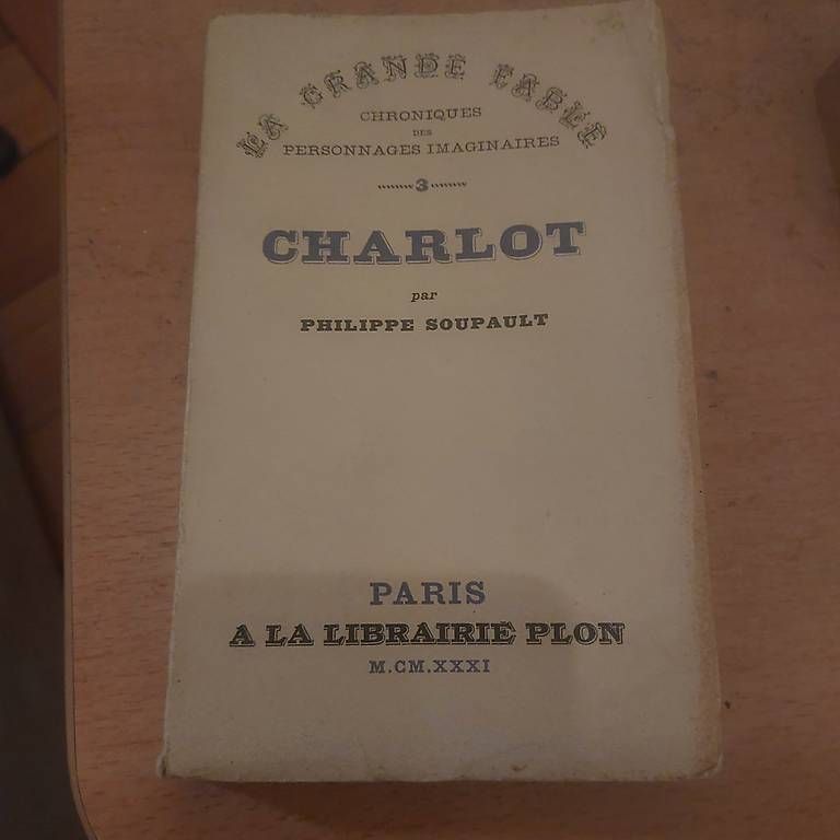 Libri: "Charlot" de Philippe Soupault – Usato da Genève venduto da macadam