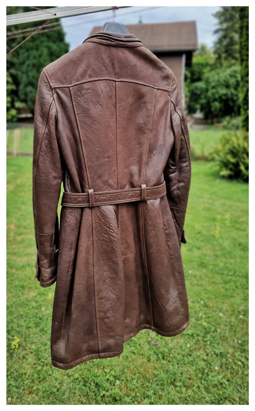 Cappotti: Mabrun Leder Damenmantel -Gr 38-40 – Usato da Altstätten SG venduto da surikatka 1