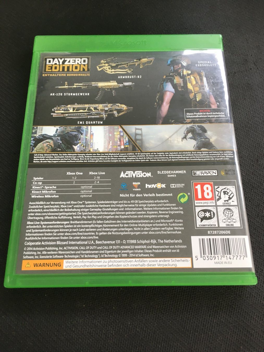 Microsoft Spiele: Call of Duty Advanced Warfare - Xbox One – Gebraucht aus St.Gallen von MedienJoe 2