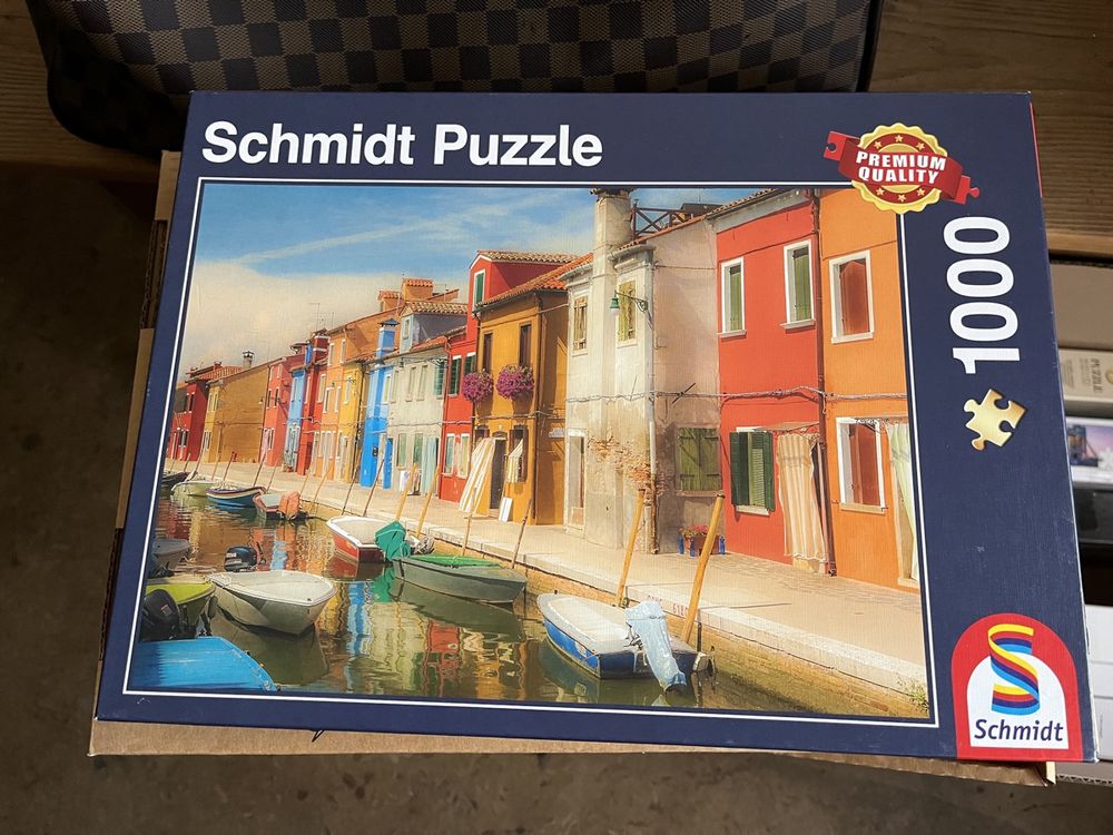 Educa 19023 Burano Puzzle 1000 Teile - Venedig Motiv Für Erwachsene & Kinder Ab 10 Jahren, 48x68 Cm