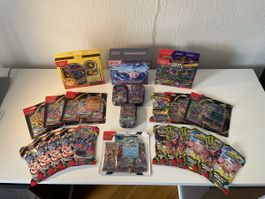 Gros lot Pokémon TCG neuf scellé – boosters, ETB, coffret