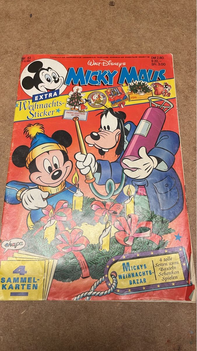 Fumetti: Micky Maus Zeitschrift Nr. 51 von 1991 – Usato da Therwil venduto da rubininio
