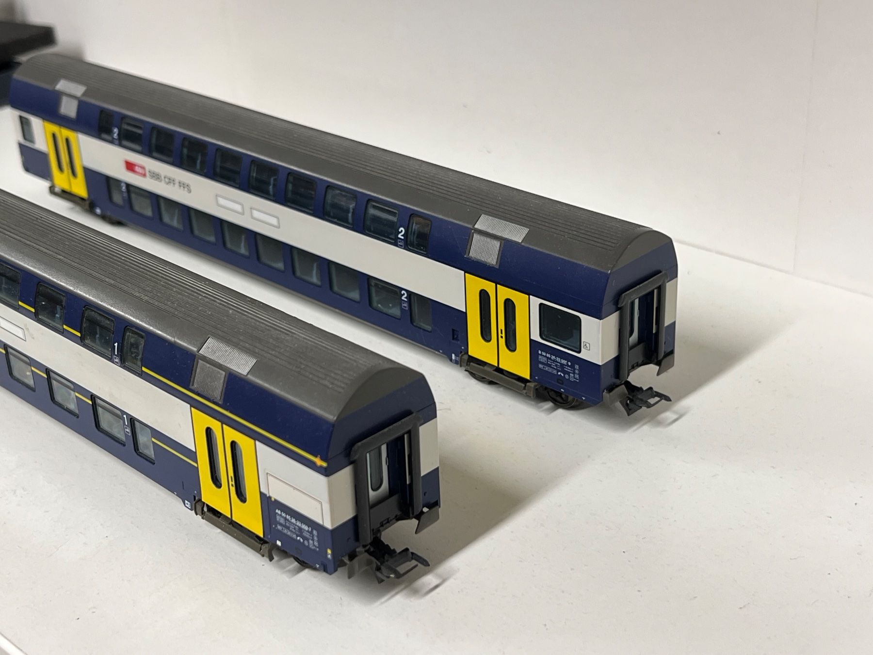 Fleischmann Modellini di ferrovie: Fleischmann S Bahn SBB   H0 AC 2 Stk. – Difettoso da Geroldswil venduto da TopTrain54 6