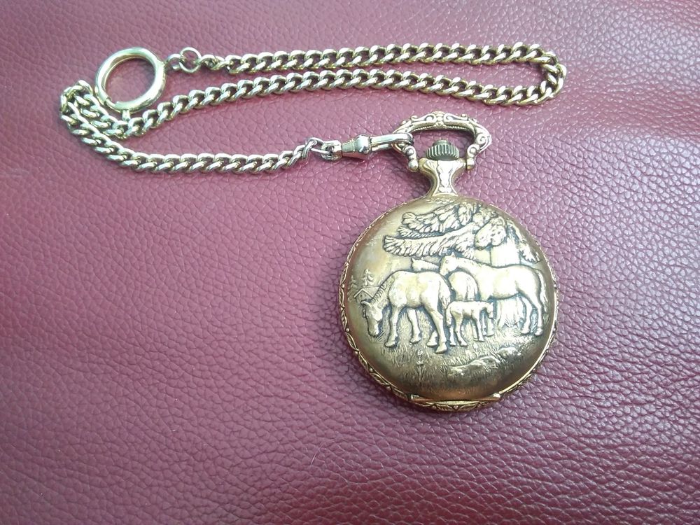 Produktbild von SIBOSUN Taschenuhr, Doppelte Albert-Kette, T-Bar, Uhrenkette, 3 Haken, Antiker Schlüsselanhänger