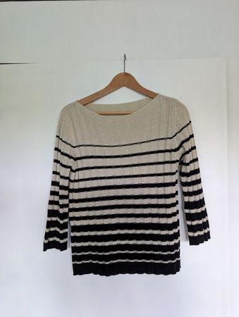 Gestreifter Strickpullover vintage