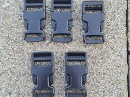 5* Schnalle / Steckschliesse / Verschluss / Schwarz / U.S.A