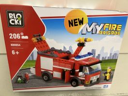 Blocki My Fire Brigade KB8054, 206 Teile, Neu & OVP! 