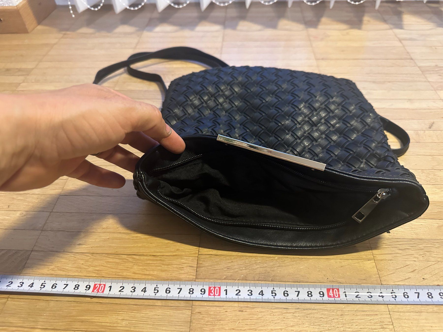 Borse da donna: Damen Handtasche schwarz Leder – Usato da Zug venduto da Supervamp 3