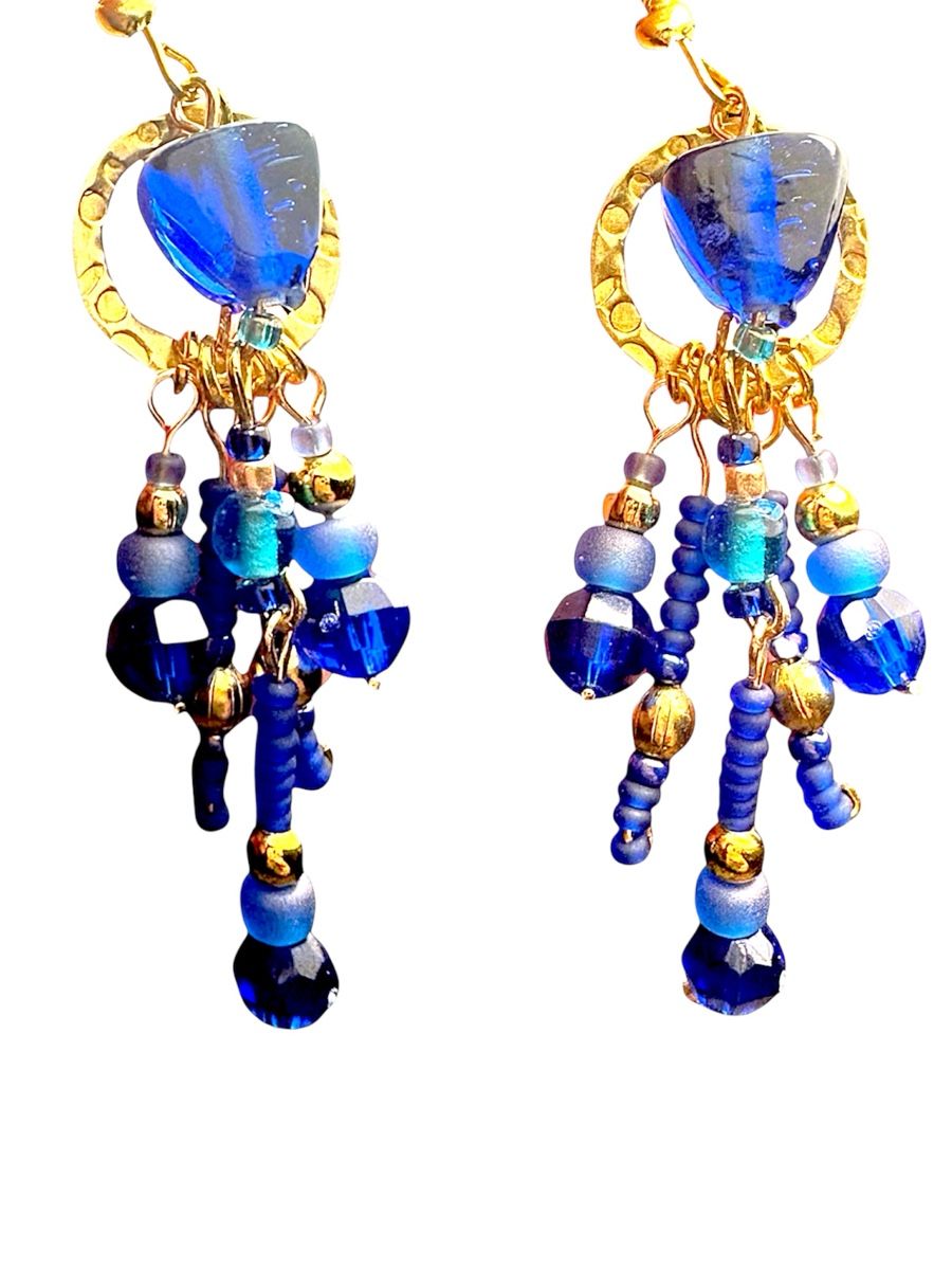Ohrringe & -stecker: Boucles perles bleu  – Neu (gemäss Beschreibung) aus St-Saphorin-Morges von chl_s5rr 1
