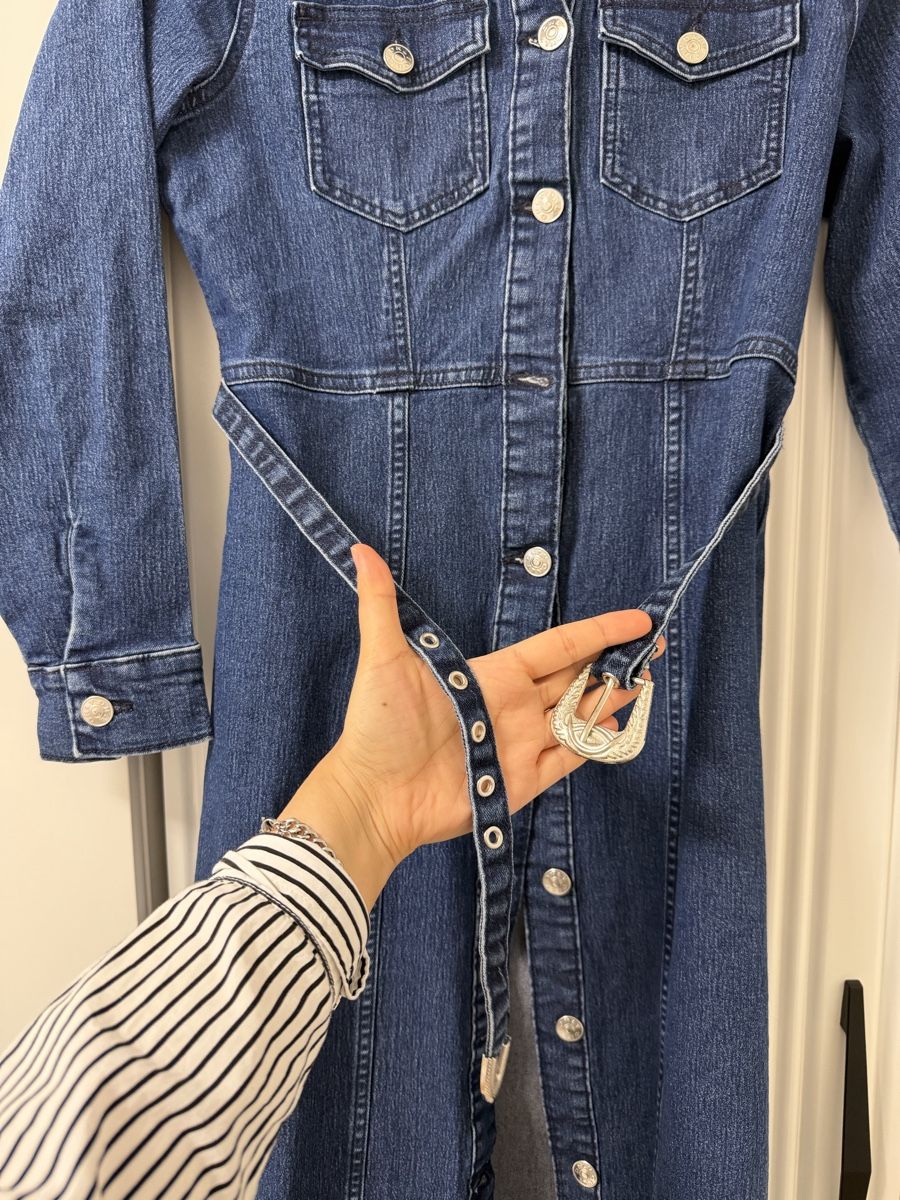 Only Vestiti: Lässiges Jeanskleid Maxilänge – Nuovo (secondo la descrizione) da Basel venduto da sid_dem 1