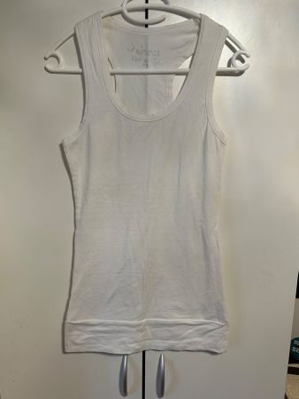Damen Tanktop BASICS Vert de Rage Weiss M/L guter Zustand