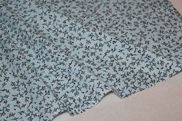 Stoff Baumwolle h.blau